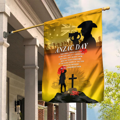 Australia ANZAC Day Garden Flag Gallipoli Lest We Forget