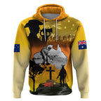 Australia ANZAC Day Hoodie Gallipoli Lest We Forget