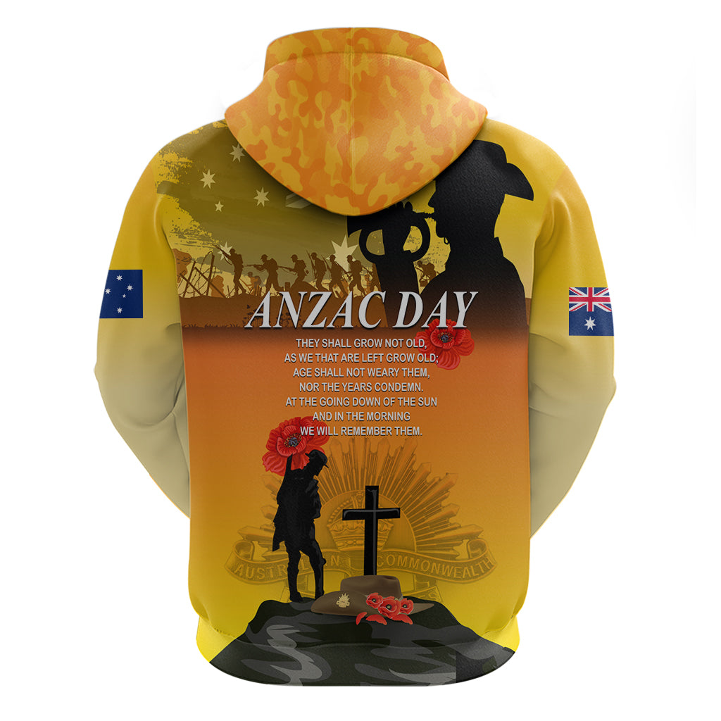 Australia ANZAC Day Hoodie Gallipoli Lest We Forget