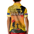 Australia ANZAC Day Kid Polo Shirt Gallipoli Lest We Forget