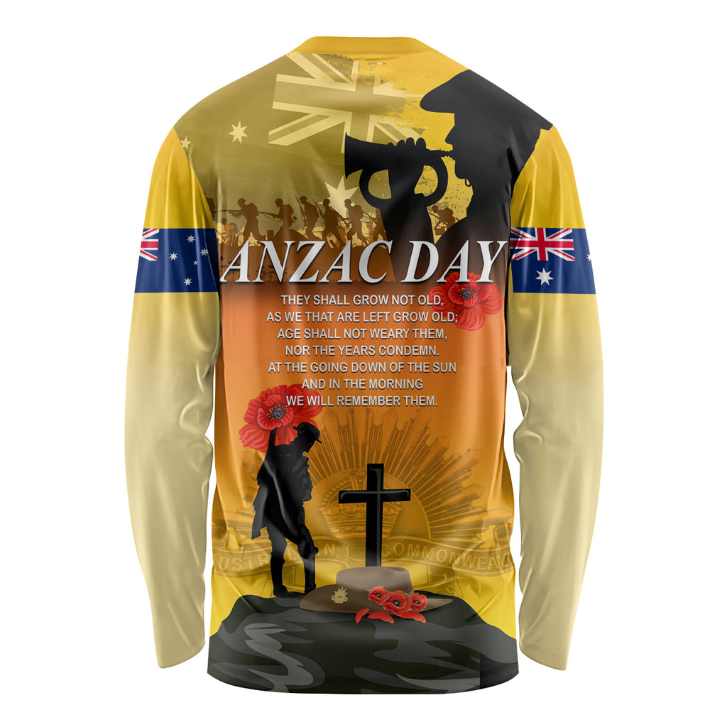 Australia ANZAC Day Long Sleeve Shirt Gallipoli Lest We Forget