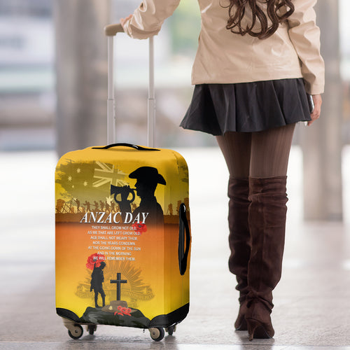 Australia ANZAC Day Luggage Cover Gallipoli Lest We Forget