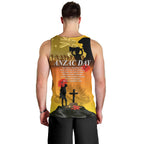 Australia ANZAC Day Men Tank Top Gallipoli Lest We Forget
