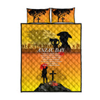 Australia ANZAC Day Quilt Bed Set Gallipoli Lest We Forget