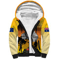 Australia ANZAC Day Sherpa Hoodie Gallipoli Lest We Forget