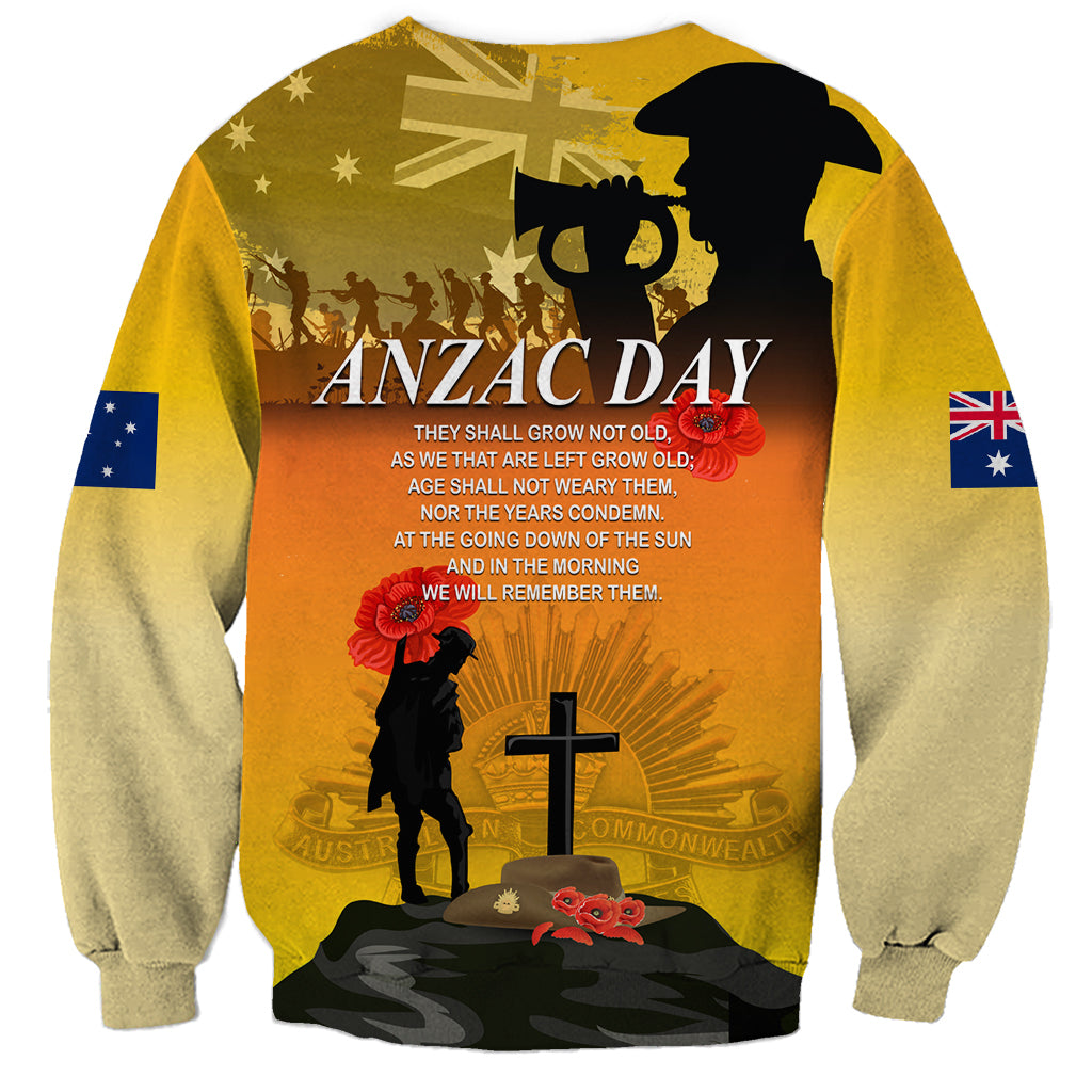 Australia ANZAC Day Sweatshirt Gallipoli Lest We Forget