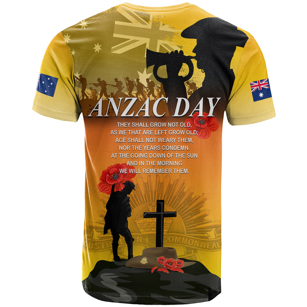 Australia ANZAC Day T Shirt Gallipoli Lest We Forget