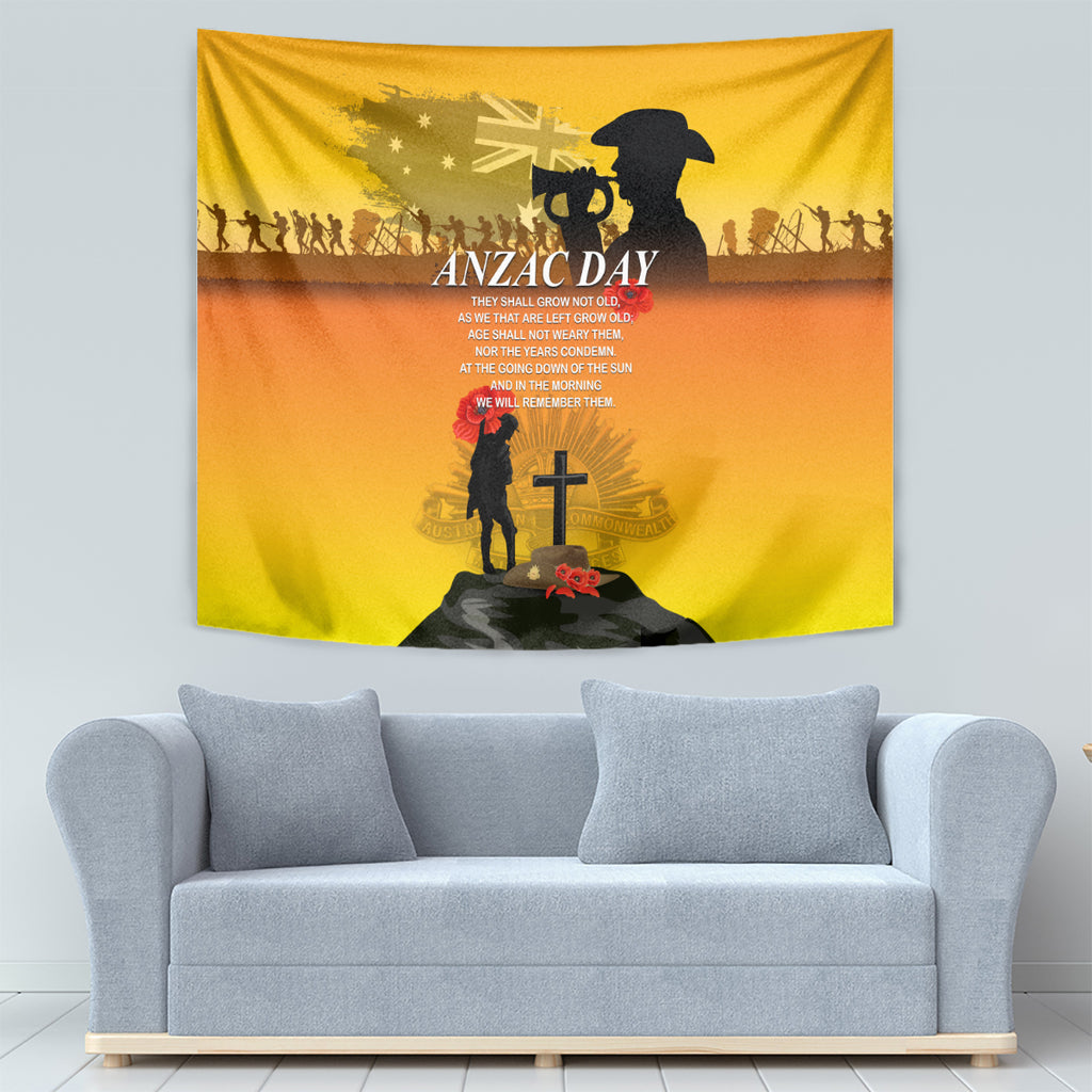 Australia ANZAC Day Tapestry Gallipoli Lest We Forget