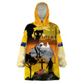 Australia ANZAC Day Wearable Blanket Hoodie Gallipoli Lest We Forget