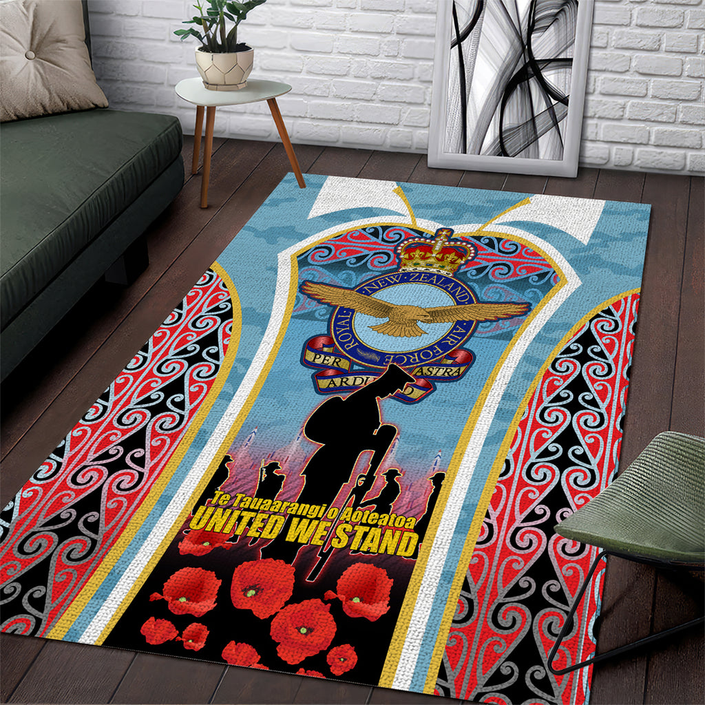 Royal New Zealand Air Force ANZAC Day Area Rug Te Tauaarangi o Aotearoa