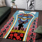 Royal New Zealand Air Force ANZAC Day Area Rug Te Tauaarangi o Aotearoa