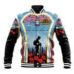 Royal New Zealand Air Force ANZAC Day Baseball Jacket Te Tauaarangi o Aotearoa