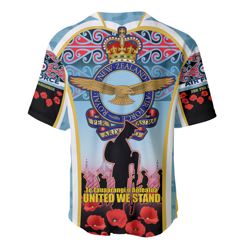 Royal New Zealand Air Force ANZAC Day Baseball Jersey Te Tauaarangi o Aotearoa