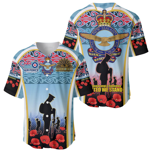 Royal New Zealand Air Force ANZAC Day Baseball Jersey Te Tauaarangi o Aotearoa
