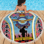 Royal New Zealand Air Force ANZAC Day Beach Blanket Te Tauaarangi o Aotearoa