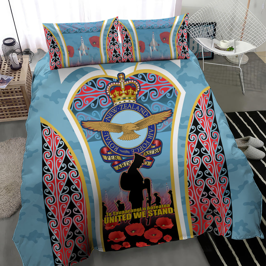 Royal New Zealand Air Force ANZAC Day Bedding Set Te Tauaarangi o Aotearoa