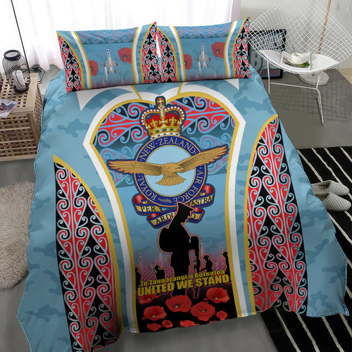 Royal New Zealand Air Force ANZAC Day Bedding Set Te Tauaarangi o Aotearoa