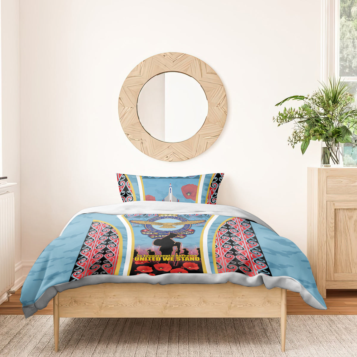 Royal New Zealand Air Force ANZAC Day Bedding Set Te Tauaarangi o Aotearoa