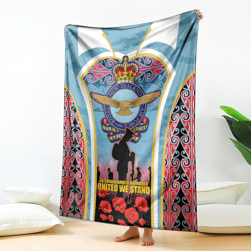 Royal New Zealand Air Force ANZAC Day Blanket Te Tauaarangi o Aotearoa