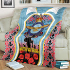 Royal New Zealand Air Force ANZAC Day Blanket Te Tauaarangi o Aotearoa