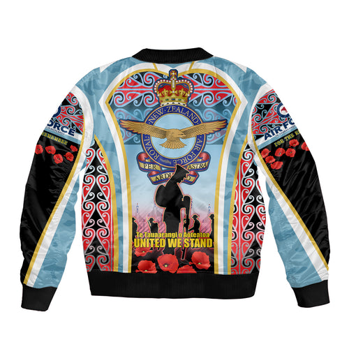 Royal New Zealand Air Force ANZAC Day Bomber Jacket Te Tauaarangi o Aotearoa