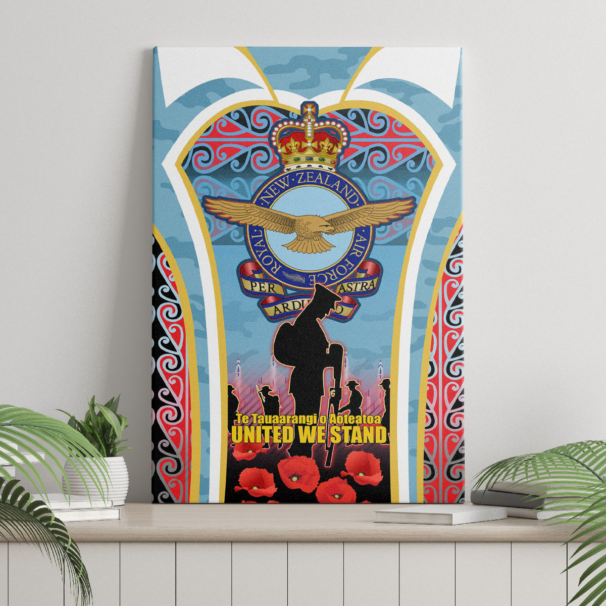 Royal New Zealand Air Force ANZAC Day Canvas Wall Art Te Tauaarangi o Aotearoa