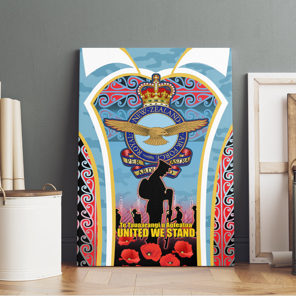 Royal New Zealand Air Force ANZAC Day Canvas Wall Art Te Tauaarangi o Aotearoa