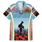 Royal New Zealand Air Force ANZAC Day Hawaiian Shirt Te Tauaarangi o Aotearoa