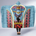 Royal New Zealand Air Force ANZAC Day Hooded Blanket Te Tauaarangi o Aotearoa
