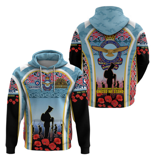 Royal New Zealand Air Force ANZAC Day Hoodie Te Tauaarangi o Aotearoa
