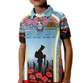 Royal New Zealand Air Force ANZAC Day Kid Polo Shirt Te Tauaarangi o Aotearoa