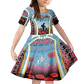 Royal New Zealand Air Force ANZAC Day Kid Short Sleeve Dress Te Tauaarangi o Aotearoa