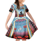 Royal New Zealand Air Force ANZAC Day Kid Short Sleeve Dress Te Tauaarangi o Aotearoa