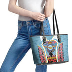 Royal New Zealand Air Force ANZAC Day Leather Tote Bag Te Tauaarangi o Aotearoa