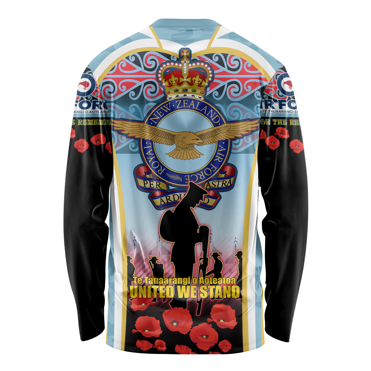 Royal New Zealand Air Force ANZAC Day Long Sleeve Shirt Te Tauaarangi o Aotearoa