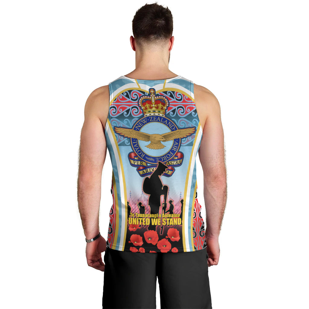 Royal New Zealand Air Force ANZAC Day Men Tank Top Te Tauaarangi o Aotearoa