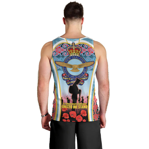 Royal New Zealand Air Force ANZAC Day Men Tank Top Te Tauaarangi o Aotearoa