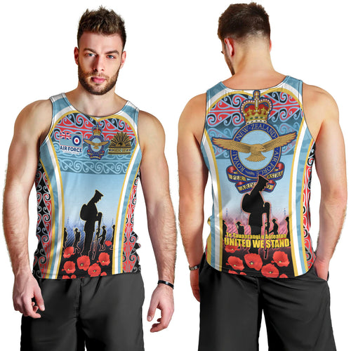 Royal New Zealand Air Force ANZAC Day Men Tank Top Te Tauaarangi o Aotearoa
