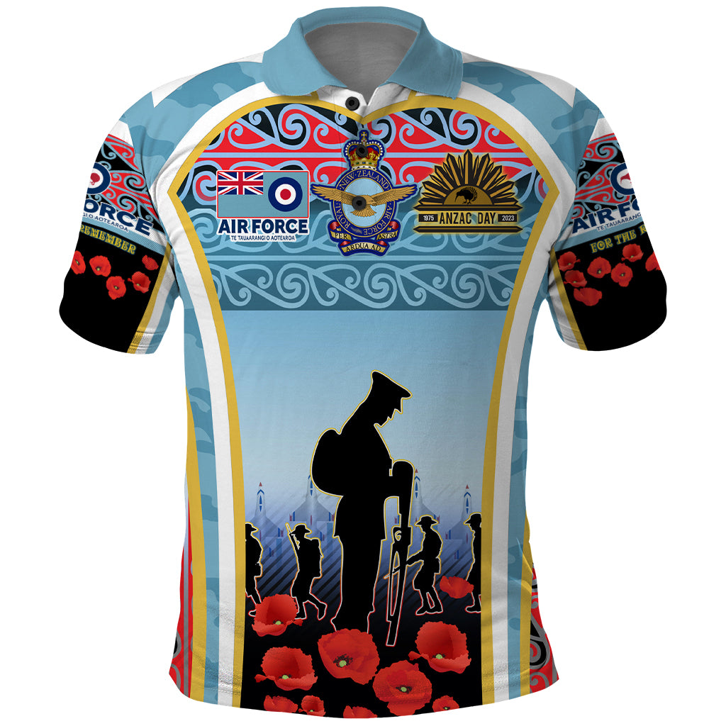 Royal New Zealand Air Force ANZAC Day Polo Shirt Te Tauaarangi o Aotearoa