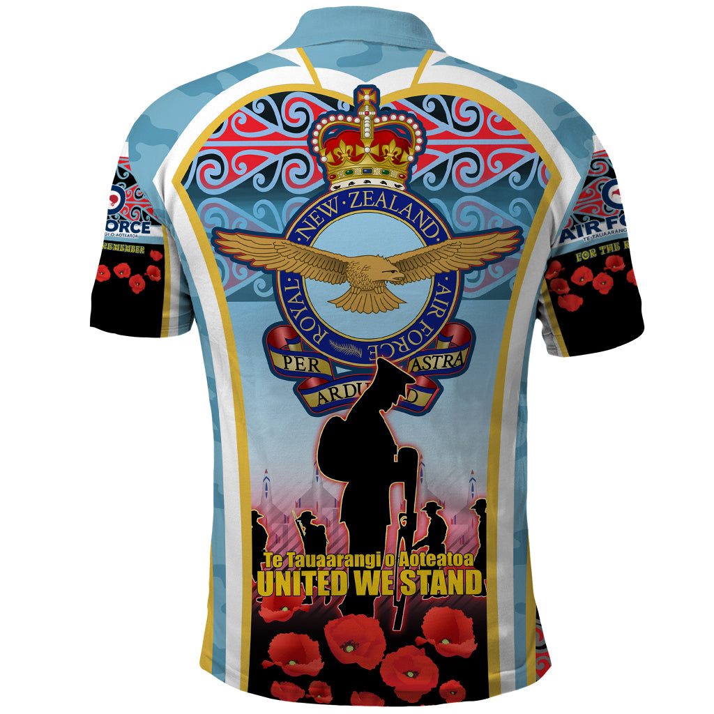 Royal New Zealand Air Force ANZAC Day Polo Shirt Te Tauaarangi o Aotearoa