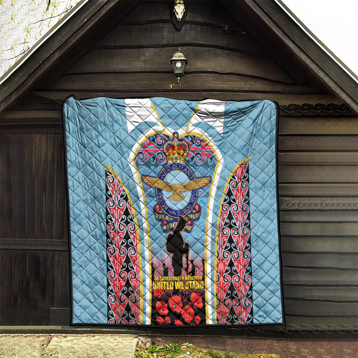 Royal New Zealand Air Force ANZAC Day Quilt Te Tauaarangi o Aotearoa