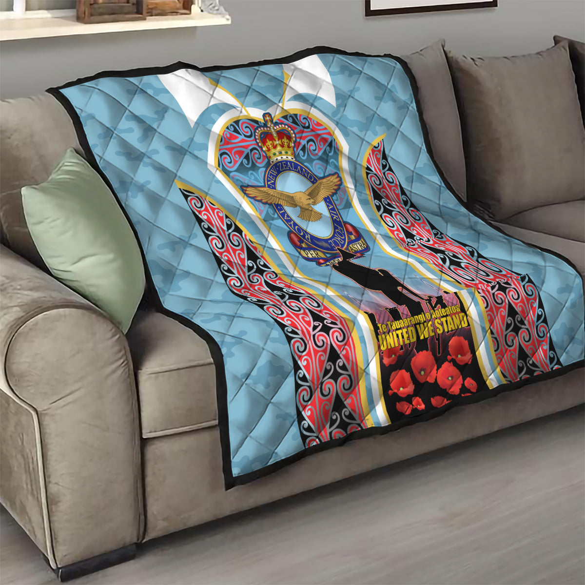 Royal New Zealand Air Force ANZAC Day Quilt Te Tauaarangi o Aotearoa