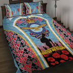 Royal New Zealand Air Force ANZAC Day Quilt Bed Set Te Tauaarangi o Aotearoa