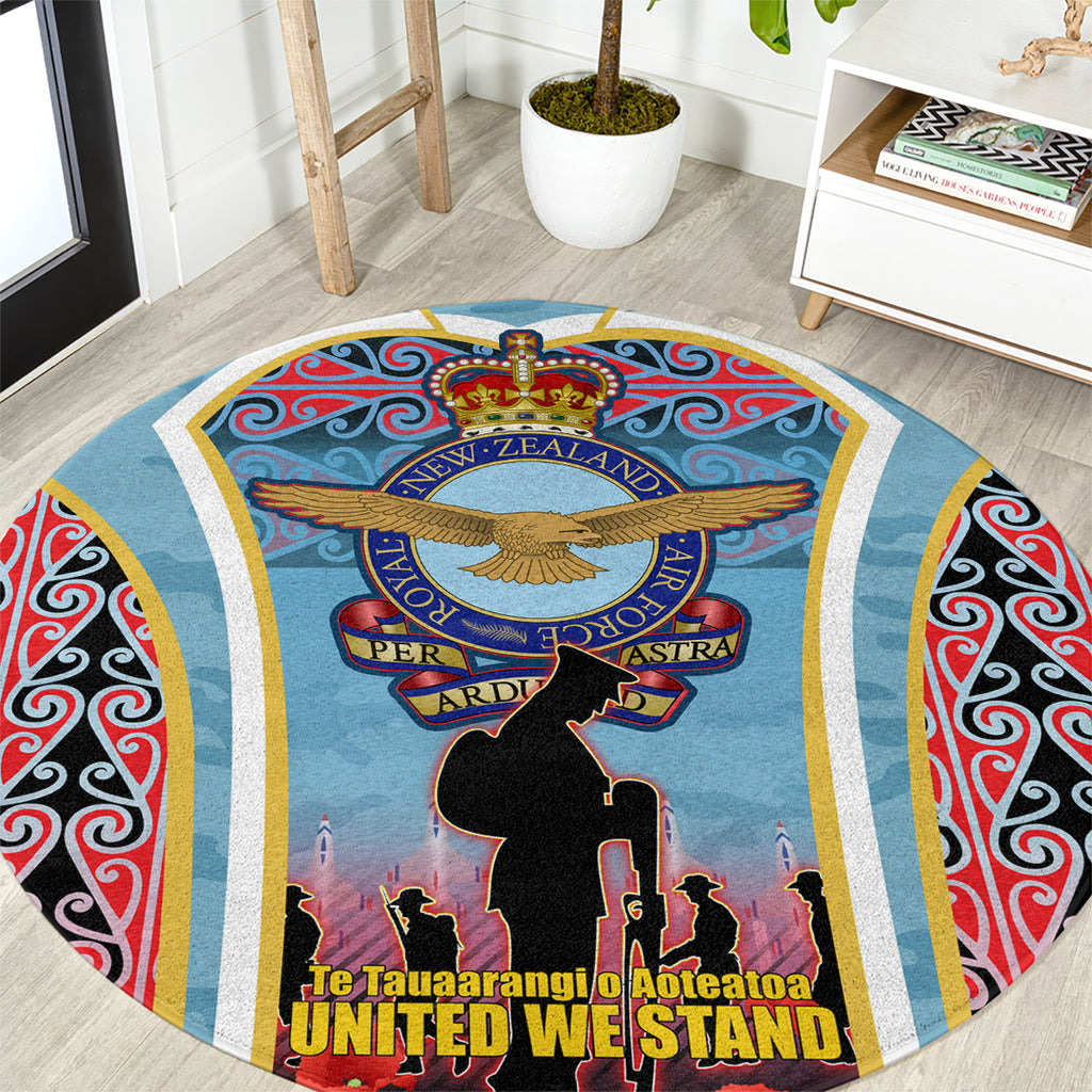 Royal New Zealand Air Force ANZAC Day Round Carpet Te Tauaarangi o Aotearoa