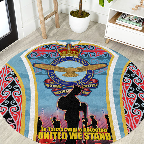 Royal New Zealand Air Force ANZAC Day Round Carpet Te Tauaarangi o Aotearoa