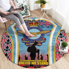 Royal New Zealand Air Force ANZAC Day Round Carpet Te Tauaarangi o Aotearoa