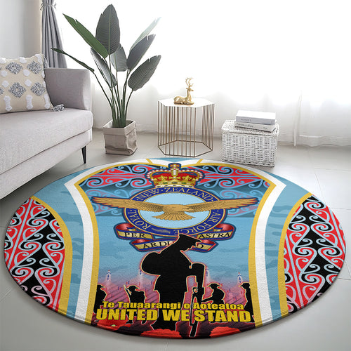 Royal New Zealand Air Force ANZAC Day Round Carpet Te Tauaarangi o Aotearoa