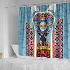 Royal New Zealand Air Force ANZAC Day Shower Curtain Te Tauaarangi o Aotearoa