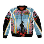 Royal New Zealand Air Force ANZAC Day Sleeve Zip Bomber Jacket Te Tauaarangi o Aotearoa