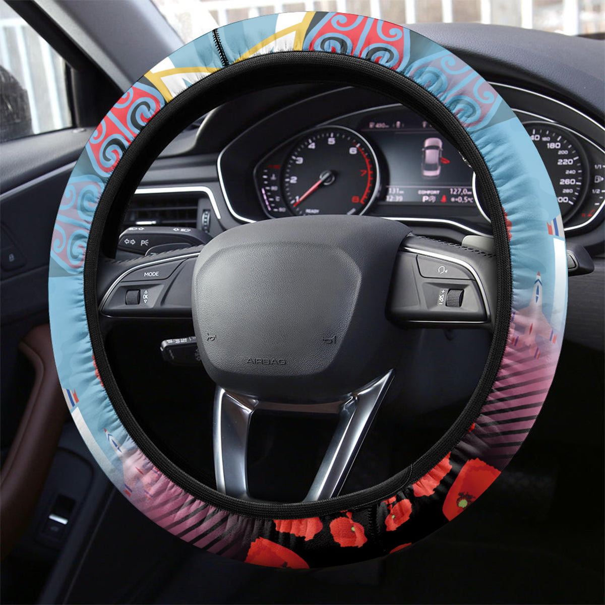 Royal New Zealand Air Force ANZAC Day Steering Wheel Cover Te Tauaarangi o Aotearoa